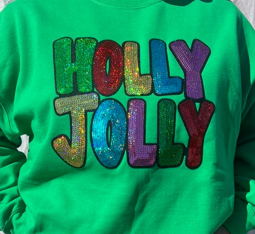 Holly Jolly Sequins Sweatshirt