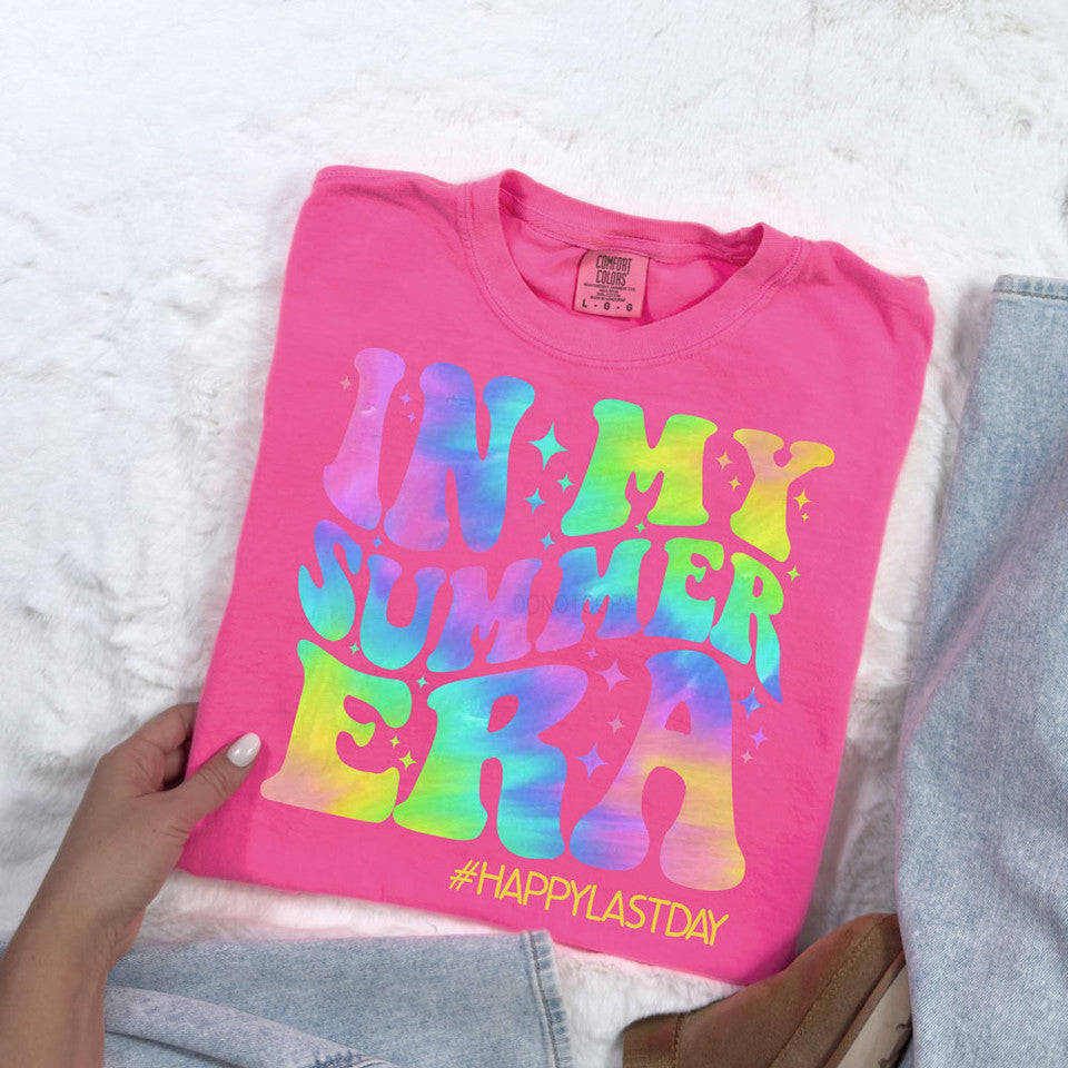 In My Summer Era Tshirt, Last Day of School Shirt