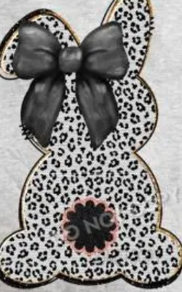 Leopard Bunny Coquette Tshirt