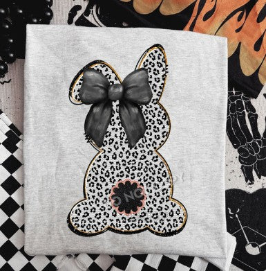 Leopard Bunny Coquette Tshirt